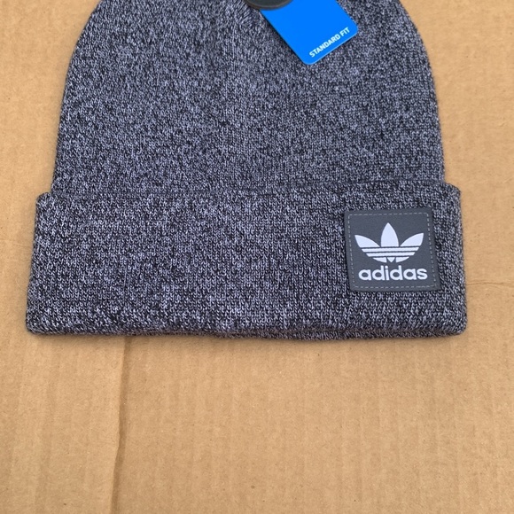 Adidas Beanie Gray Originals Grove One Size - Picture 4 of 7